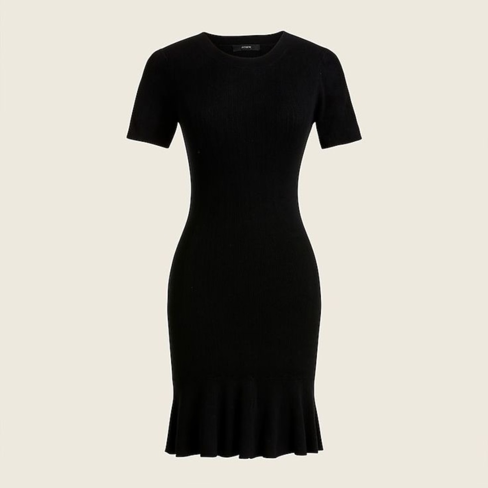 NWT Rib-knot flare midi dress